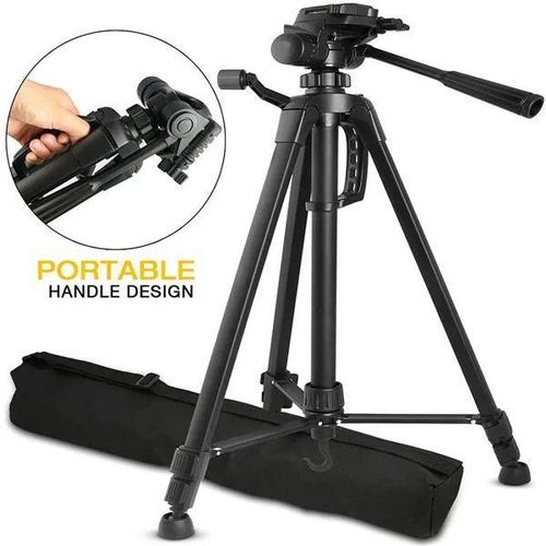 WF-3520 Tripod with Carry Bag 140cm Adjustable Aluminum Alloy Camera &amp; Phone Stand