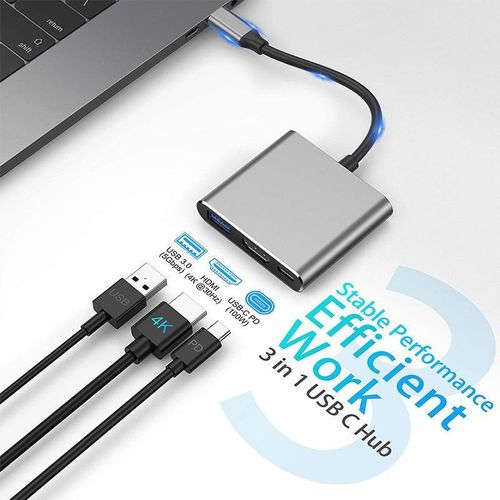 Type C Hub Docking Station 3 in 1 — Generic