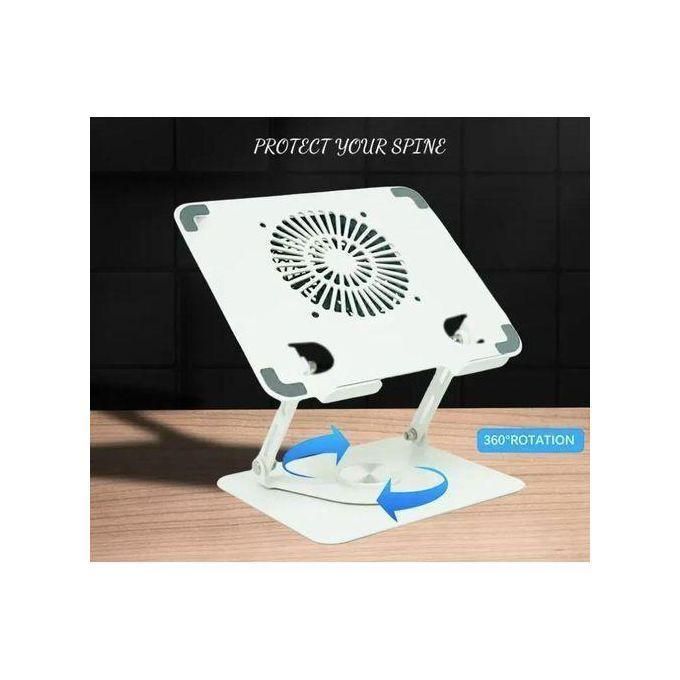 Aluminum Laptop Stand with 360° Rotation — Generic