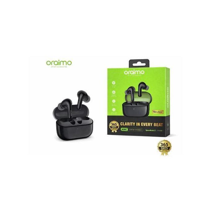 Oraimo BLACK SpaceBuds Z TWS Wireless Earbuds — Oraimo