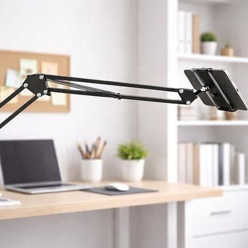 Adjustable Overhead Mobile Phone Holder with Long Arm 