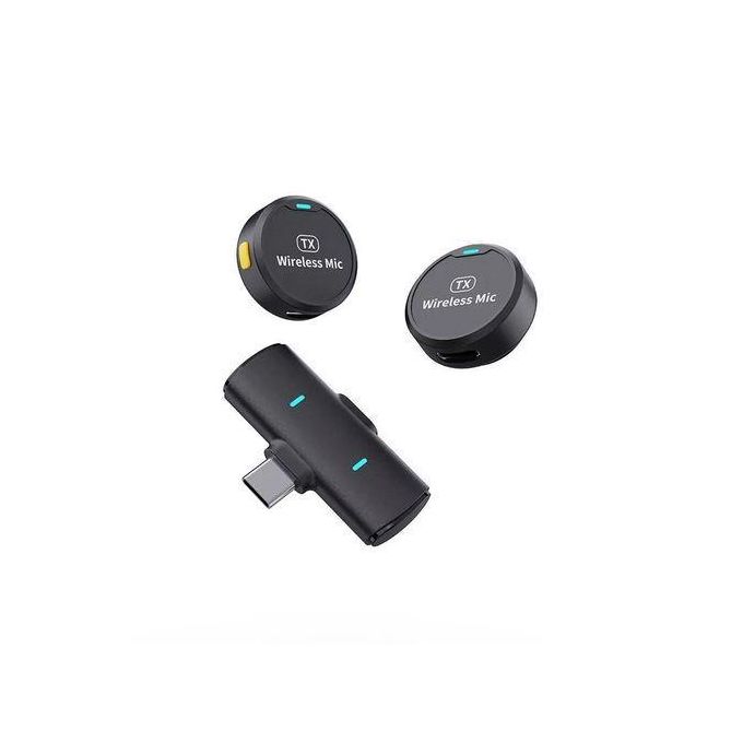 TX Type C Wireless Microphone Button Magnetic Microphone 