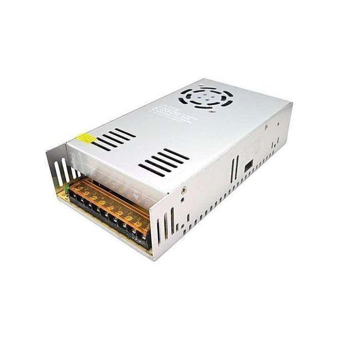 CCTV Power Supply 12V 30A - 18-Port Switching Unit, Aluminum Alloy