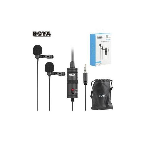 BOYA BY-M1DM Dual Mic for Classroom, Studio and Church Recordings