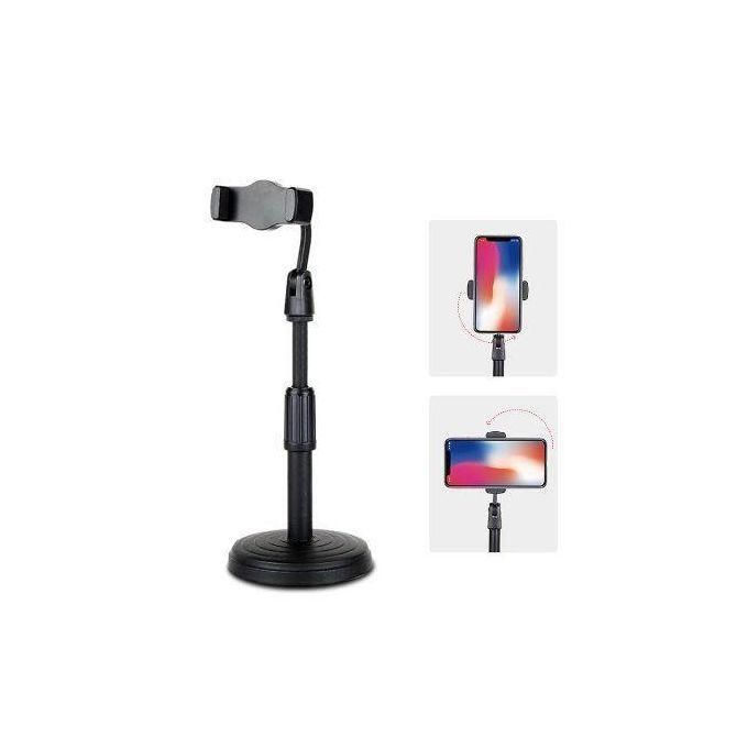 180 °Rotatable Phone Holder Retractable Disc Base Phone Stand